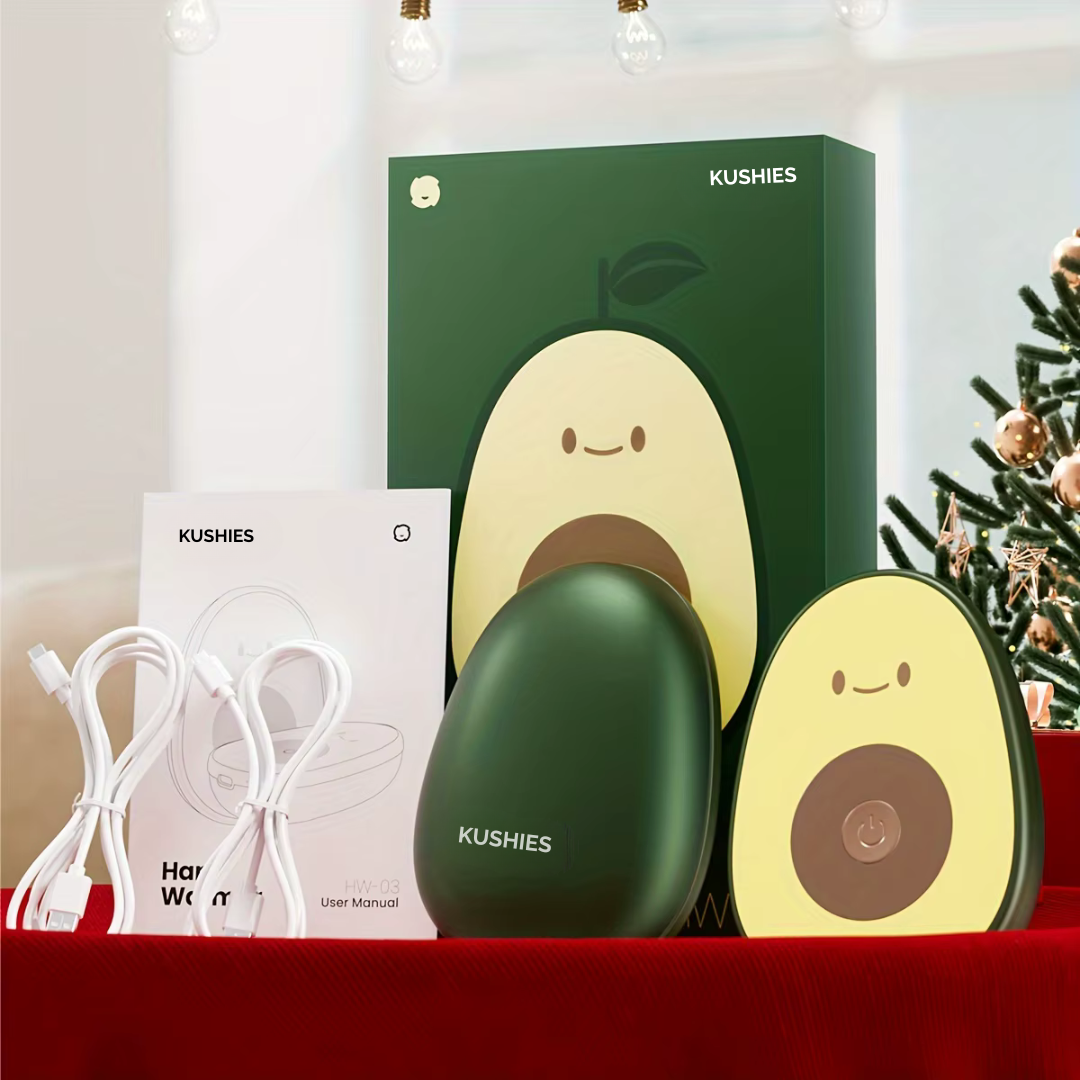 2-in-1 Avocado Rechargeable Hand Warmers